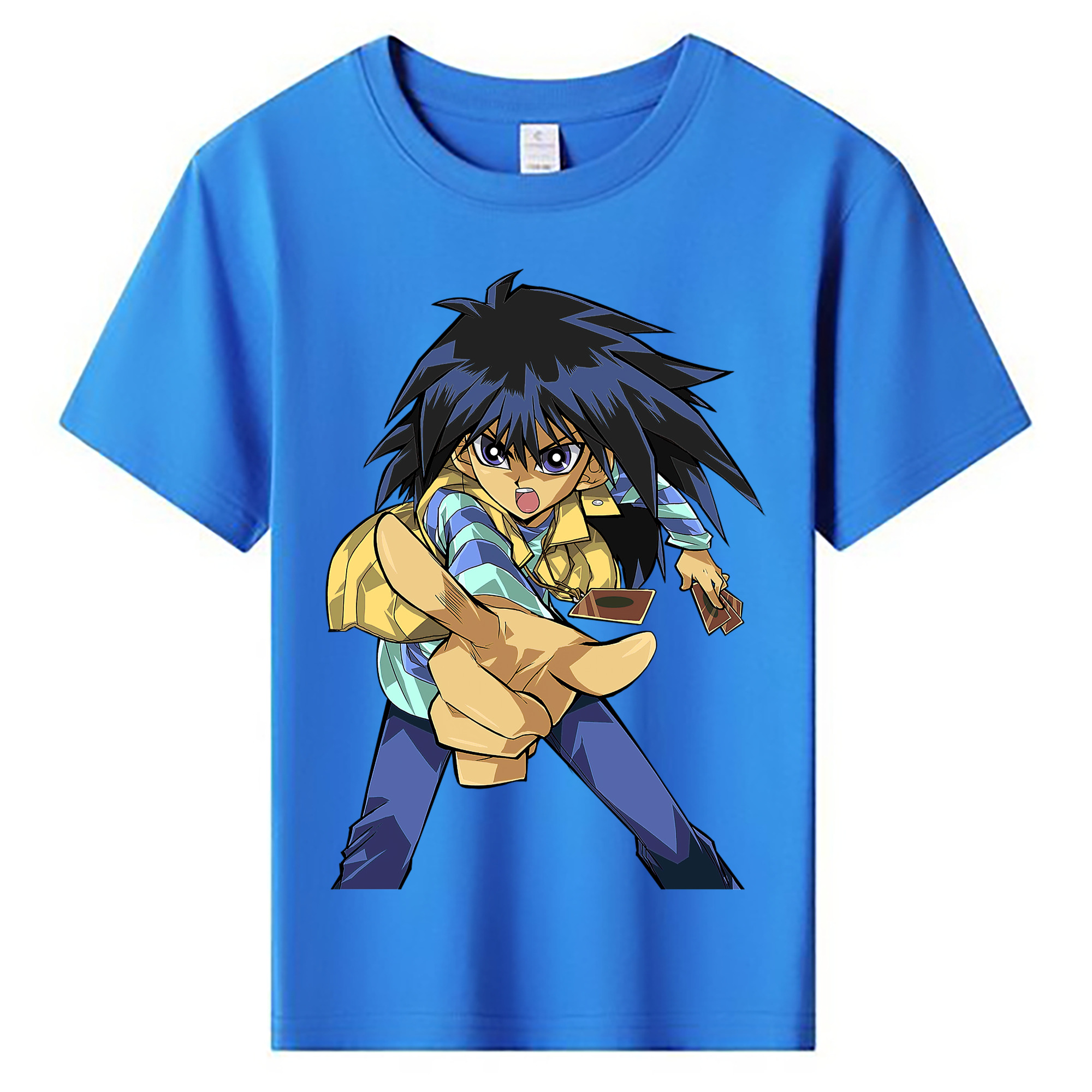 （画像用） 遊☆戯☆王 Yu-Gi-Oh! 綿100％キッズTシャツ（フロントプリント）